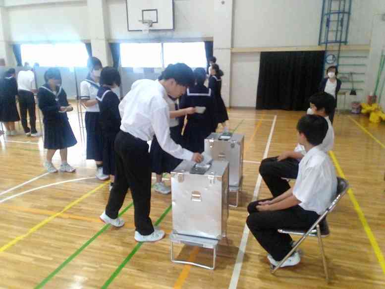 【立会演説】投票